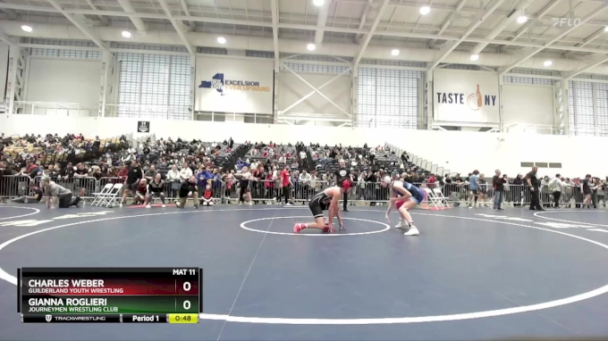 120 lbs Cons. Round 3 - Gianna Roglieri, Journeymen Wrestling Club vs ...