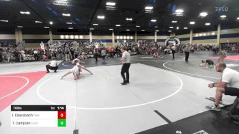 116 lbs Round Of 32 - Isaiah Ebersbach, Tmwc vs Tomas Campian, Gladiator WC