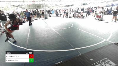 132 lbs Round Of 16 - Emanuel Jackson, Thunder WC vs Brady Mercer, Ocrtc