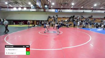 144 lbs Semifinal - Logan Rozynski, Blair Academy vs Richard Grungo, St. Augustine Prep