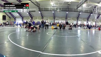 141 lbs Cons. Round 4 - Aiden Burford, Point Park vs Jacob Wright, Gannon University