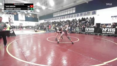 132 lbs Cons. Semi - Anthony Saldana, Paloma Valley vs Ace Gibson, Simi Valley