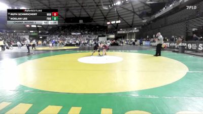 Girls 3A 135 lbs Champ. Round 1 - Noelani Lee, Franklin (Girls) vs Ruth Schweickert, White River (Girls)