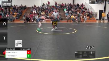 141 lbs Cons. Round 2 - Chris Bullock, Ancilla College vs Amir Crockett, Trine University