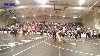 110 lbs Consi Of 8 #2 - Kannon White, Collinsville Cardinal Youth Wrestling vs Boston Heissler, Claremore Wrestling Club