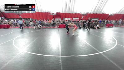 115 lbs Champ. Rd Of 16 - Cora Stewart, Askren Wrestling Academy vs Nahla Haleem, TInley Park Bulldogs