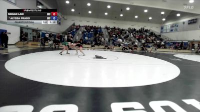 124 lbs Quarterfinal - Alyssa Prado, Unattached vs Megan Lam, Unattached