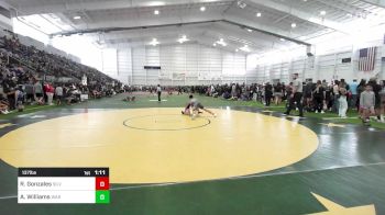 137 lbs Round Of 16 - Ruben Gonzales, Silverback WC vs Asher Williams, WAR Wrestling Club
