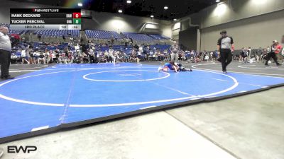 55 lbs 3rd Place - Hank Deckard, Raw Wrestling Club vs Tucker Percival, Unattached