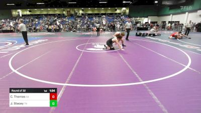 175 lbs Round Of 32 - Creed Thomas, GA vs Jake Stacey, TN