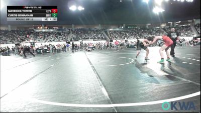 155 lbs Round Of 16 - Maverick Totten, Keystone Kids Wrestling Club vs Curtis Bohannan, Duncan Demon Wrestling