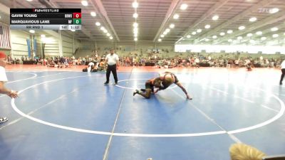 120 lbs Rr Rnd 1 - Gavin Young, OBWC Red vs Marquavious Lane, MF Young Bucks