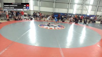 125 lbs Champ. Round 3 - Gabbie Gonsalves, SelahFlo Vikings Wrestling vs Aurora Ortiz, Sua Sponte Wrestling Club