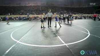 85 lbs Round Of 32 - Boede Johnson, Checotah Matcats vs Aston Balderson, Perry Wrestling Academy