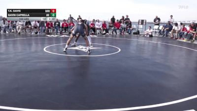 133 lbs Rr Rnd 1 - T.k. Davis, Gardner-Webb vs Gavin Caprella, Air Force