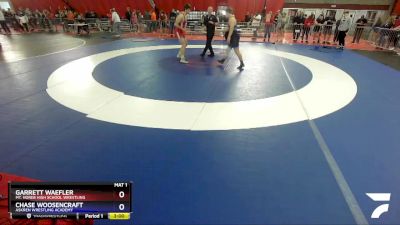 220 lbs Champ. Round 1 - Garrett Waefler, Mt. Horeb High School Wrestling vs Chase Woosencraft, Askren Wrestling Academy