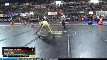 3rd Place Match - Isaac Ayers, Missoula Big Sky/Loyola Sacred Heart vs Demetrios Saliaris, Billings Senior