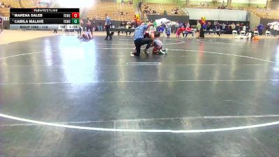 118 lbs Cons. Round 3 - Camila Malave, Seymour Youth Wrestling Club vs Marena Saleb, Blackman Wrestling Club