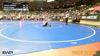 85 lbs Consi Of 16 #1 - Carson Johnson, Duran Elite vs McCoy Powell, ALL AMERICAN WRESTLING CLUB