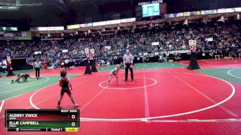 49 lbs Champ. Round 1 - Audrey Zwick, DONA vs Ellie Campbell, PWCA