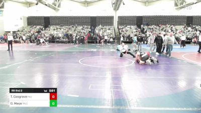 123-J2 lbs Rr Rnd 2 - Tyson Cosgrove, Paulsboro vs Dante Mayo, Yale Street