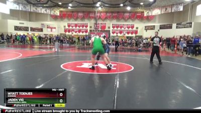 Round 1 - Wyatt Toenjes, Hudson vs Jaden Vig, Minnewaska Area