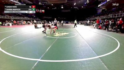 120 lbs Cons. Round 3 - Logan Hara, Folsom vs Darien Respicio, Lincoln (Stockton)