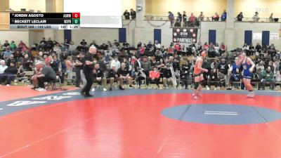 144 lbs 3rd Place - Jordin Agosto, Agawam vs Beckett Leclair, West Springfield