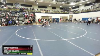 138 lbs Cons. Round 4 - Brennon Colbeth, Clear Lake vs Brady Valentine, Barron