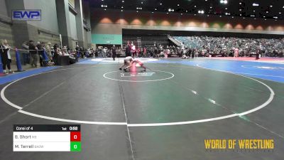 92 lbs Consi Of 4 - Braxton Short, Mat Sense vs Myles Terrell, Bay Area Dragons