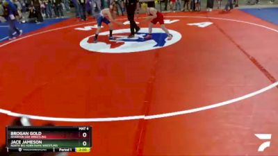 84 lbs Cons. Round 2 - Brogan Gold, Riverton USA Wrestling vs Jace Jameson, North Big Horn Rams Wrestling