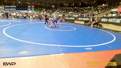 105 lbs Consi Of 8 #2 - Knox Porter, Sebolt Wrestling Academy vs Noah Espejo, Elite Force Wrestling Club