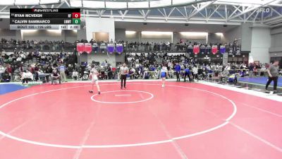 126 lbs Round Of 16 - Ryan Mcveigh, New Fairfield vs Calvin Sammarco, Lyman Mem/Windham Tech