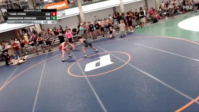 133-136 lbs Cons. Round 2 - Cael Lyons, Big Game vs Remington Joesting, Peoria Notre Dame