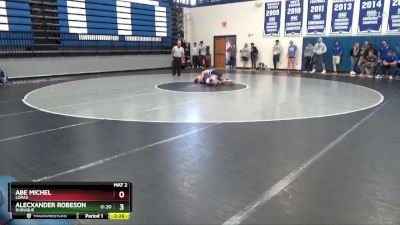 184 lbs Semifinal - Abe Michel, Loras vs Alecxander Robeson, Dubuque