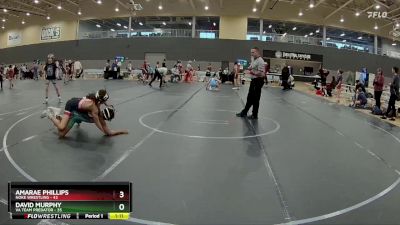 88 lbs Quarterfinal - Amarae Phillips, Noke Wrestling vs David Murphy, Va Team Predator