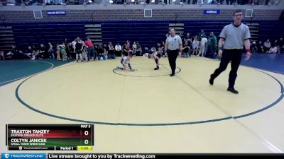 66 lbs Quarterfinal - Coltyn Janicek, Small Town Wrestling vs Traxton Tanzey, Eastern Oregon Elite