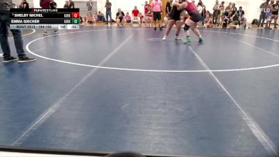 164-183 lbs Cons. Semi - Shelby Michel, Ozark Wrestling Club vs Emma Gischer, Team Mascoutah WC