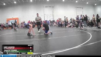 115/125 Round 1 - Joey Hooper, Jet Wrestling Club vs Timothy Power, St. Joseph`s Catholic School