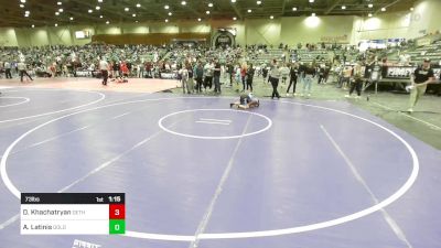 73 lbs Semifinal - Daniel Khachatryan, Dethrone WC vs Austin Latinis, Gold Rush Wrestling