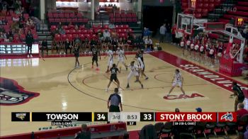 Replay: Towson vs Stony Brook - Women's | Feb 9 @ 6 PM