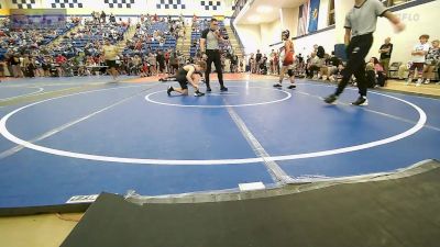 90 lbs Quarterfinal - Rocklan Kurzinsky, Wave Wrestling Club (TN) vs Collin Grandstaff, Hilldale Youth Wrestling Club