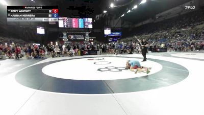 105 lbs Cons. Rd Of 32 - Remy Whitney, OK vs Hannah Herrera, MO