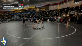 132 lbs Champ. Round 2 - Bryson Rockers, Paola HS vs Brady Glynn, New Lenox (Lincoln-Way West)