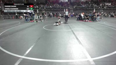 50 lbs Round Of 16 - Parker Sauer, All I See Is Gold Academy vs Angelo Barbieri, Buxton (NJ)