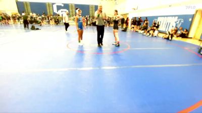 115 lbs Quarterfinal - Mackenzie Matthews, Los Osos High School Wrestling vs Savannah Choi, Rancho Bernardo Wrestling