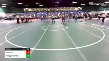 220 lbs Prelims - Bryce Gadson, NC vs Beau Higginbotham, FL