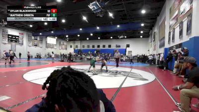 138 Boys Quarterfinal - Dylan Blackwood, West Hills vs Matthew Orbeta, Poway