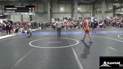 105 lbs Quarterfinal - Justin Lee, Renegades vs Tanner Bolt, Trailhands