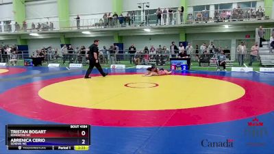 51kg Quarterfinal - Tristan Bogart, Edmonton WC vs Abrenica Cerio, Schewa WC